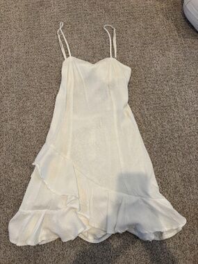 Pink Lily white dress